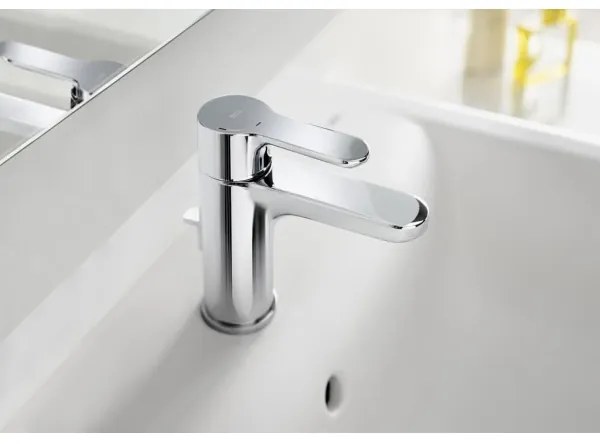 Roca A5A3B09C00 - Miscelatore per lavabo L20 17,1 cm, cromo lucido