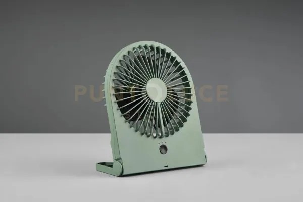 Breezy ventilatore da appoggio verde 3 velocita' ricaricabile h. 23cm