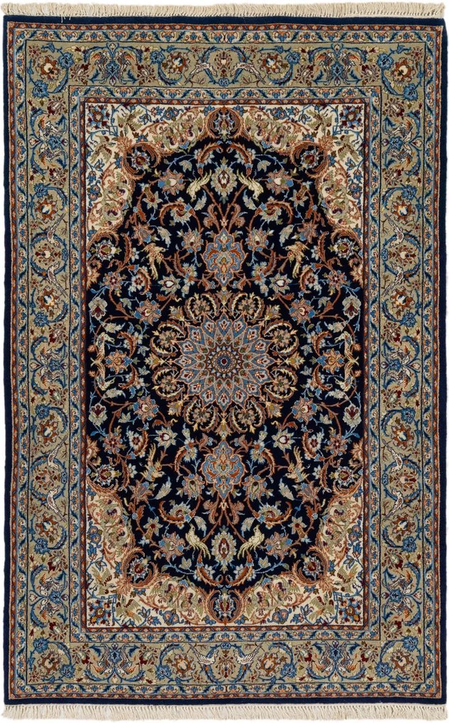 Isfahan Tappeto persiano 110x170 (Iran) Annodato A Mano