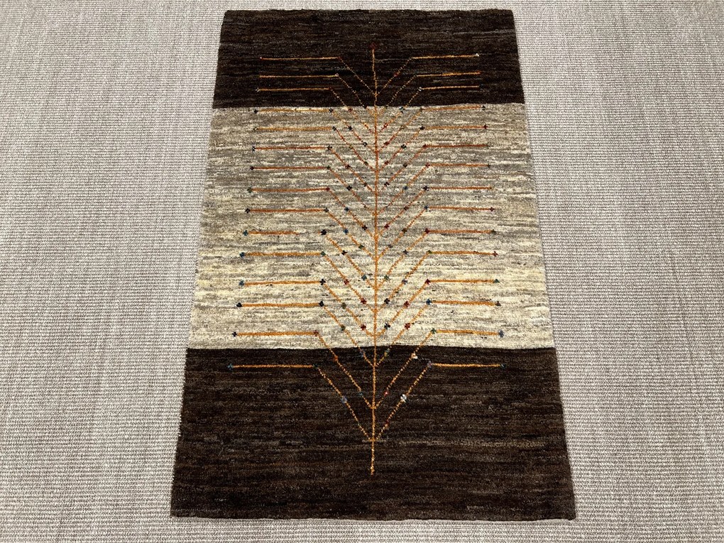 Gabbeh Tappeto persiano 120 x 80 Beige (Iran) Annodato A Mano