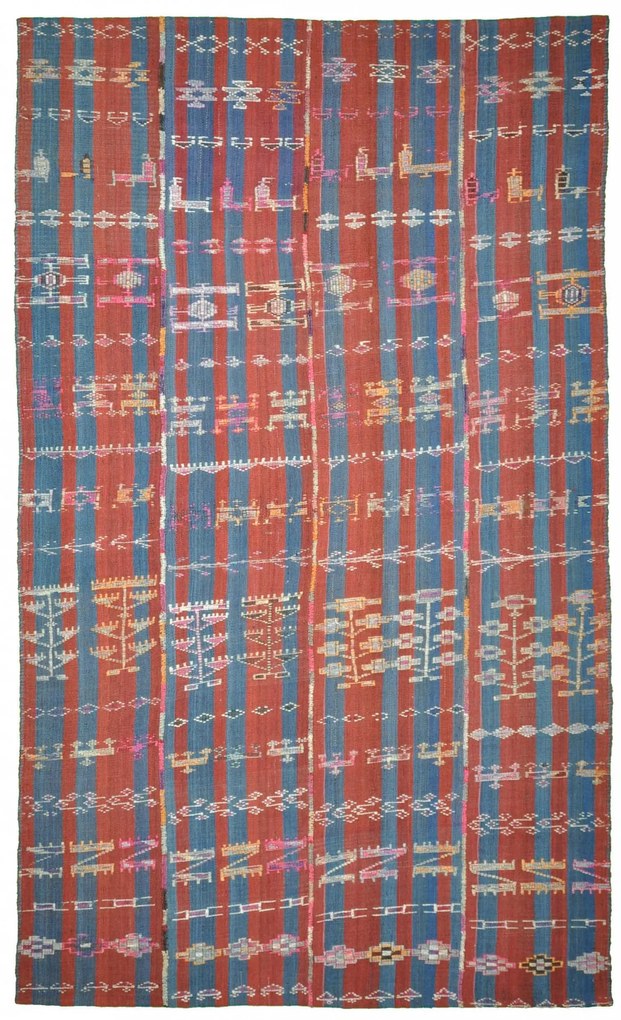 Kilim Tappeto persiano 170x300 Rosso (Iran) Tessuto A Mano