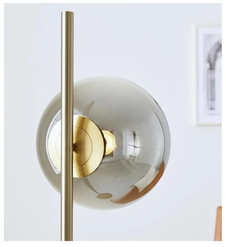 Lampada da terra nera, altezza 134,5 cm Dione - Markslöjd