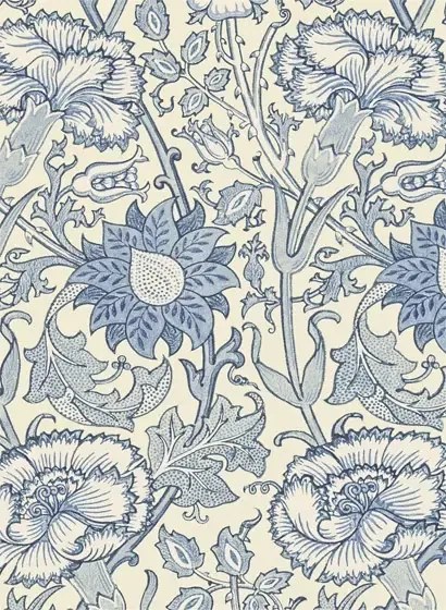 Morris & Co. Tapete Pink & Rose - Indigo