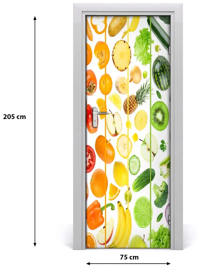 Rivestimento Per Porta Frutta e verdura 75x205 cm