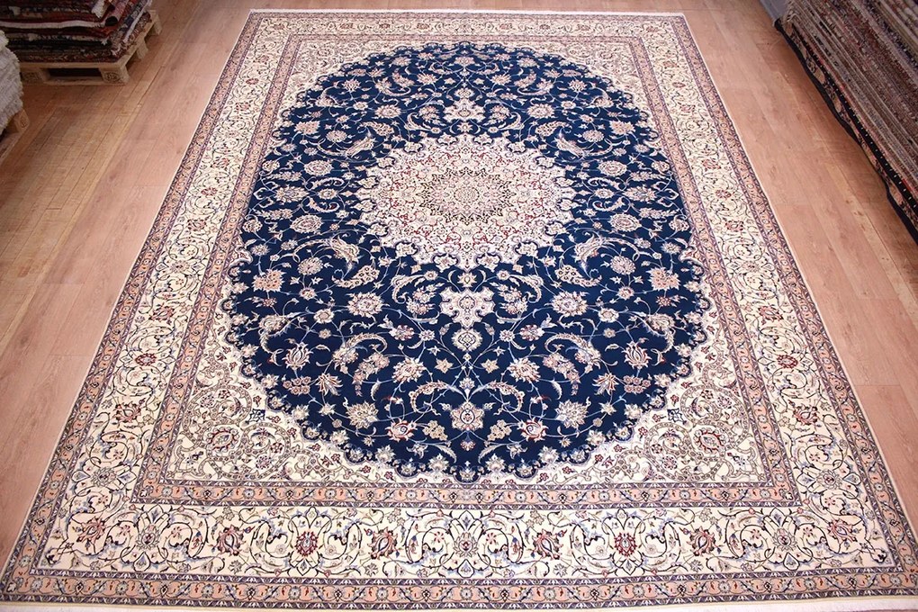 Nain Tappeto 320x440 (Iran) Annodato A Mano