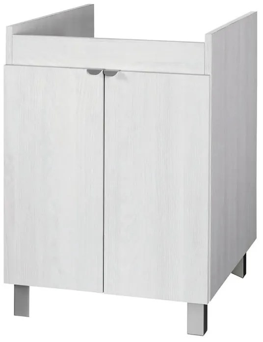 Mobile lavanderia Exe 2 ante in truciolare olmo perla P 60 x L 60 x H 84 cm