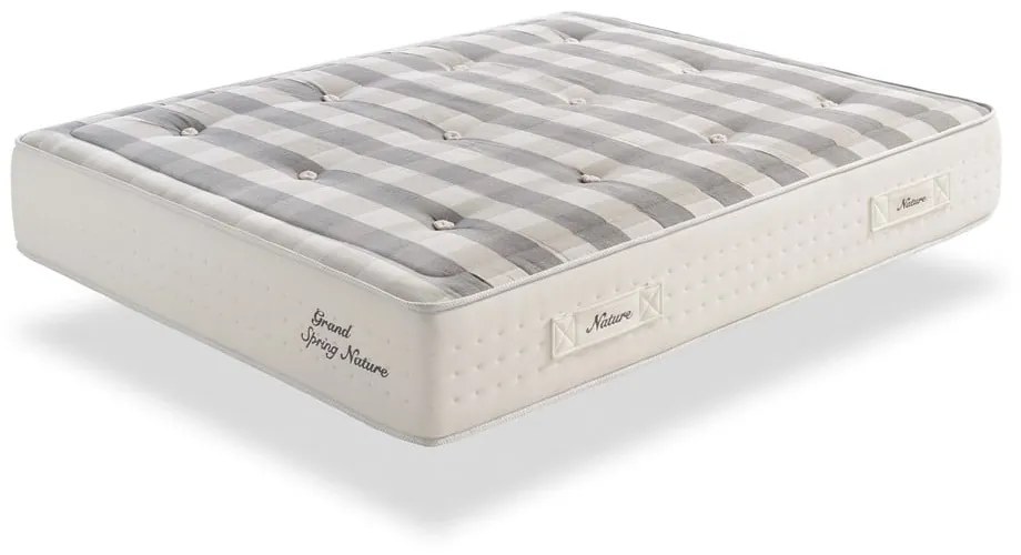 Materasso termoregolatore a molle durezza media 90x200 cm Grand Spring Nature - Moonia