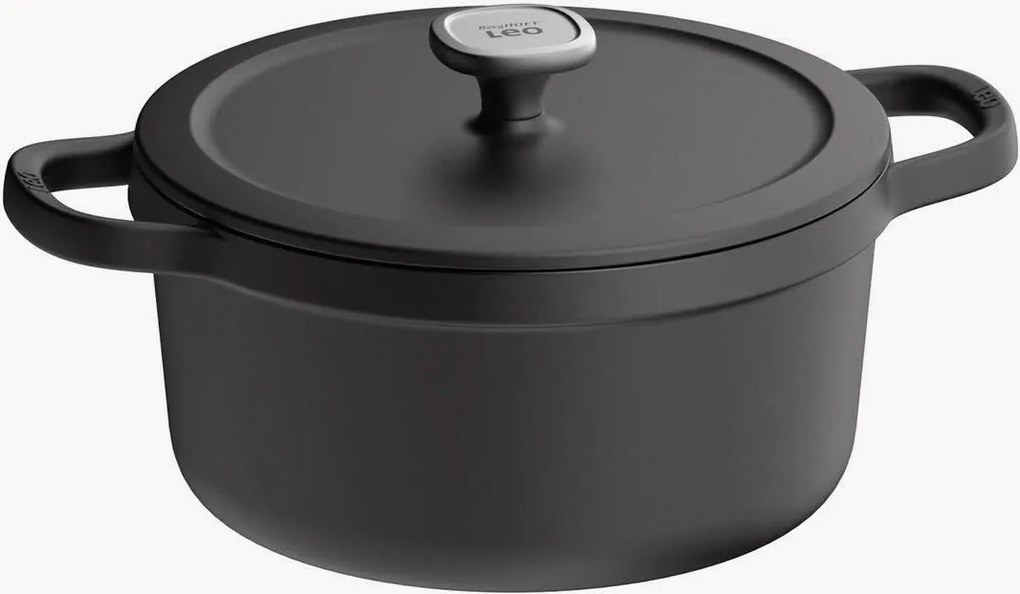 Pentola in ghisa con coperchio Graphite