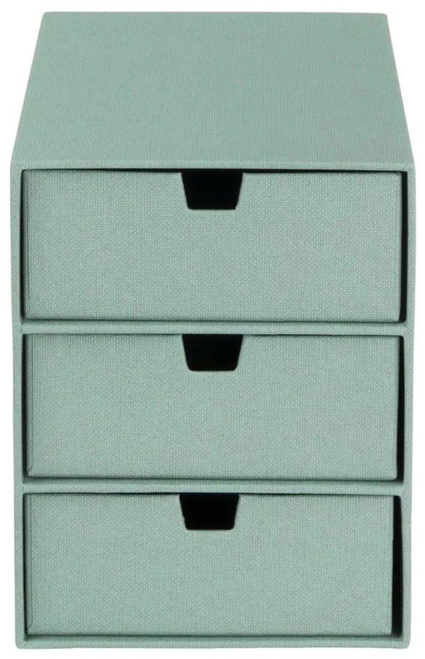 Organizer verde in cartone per cassetti Ingrid Canvas Paper Laminate – Bigso