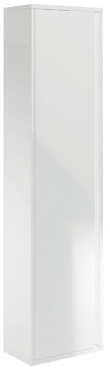 Colonna per mobile bagno Cielo 1 anta P 16 x L 33 x H 140 cm bianco laccato truciolare