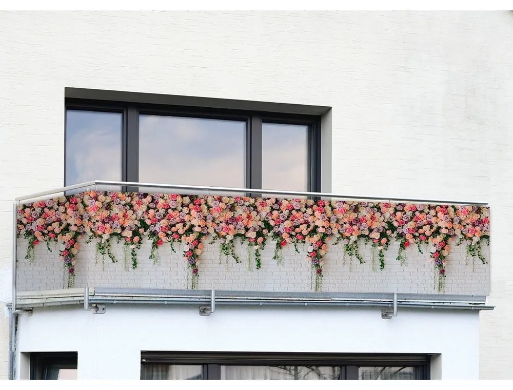 Schermo da balcone 500x85 cm Roses - Maximex