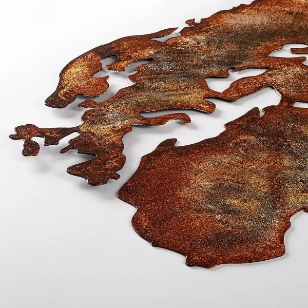 Decorazione da muro 2 pz pianeta metallo