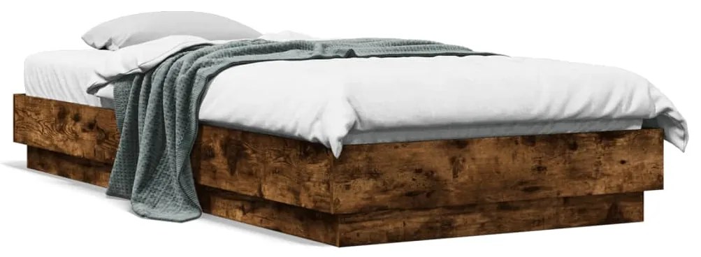 Giroletto Senza Materasso Rovere Fumo 90x200 Cm İn Truciolato /