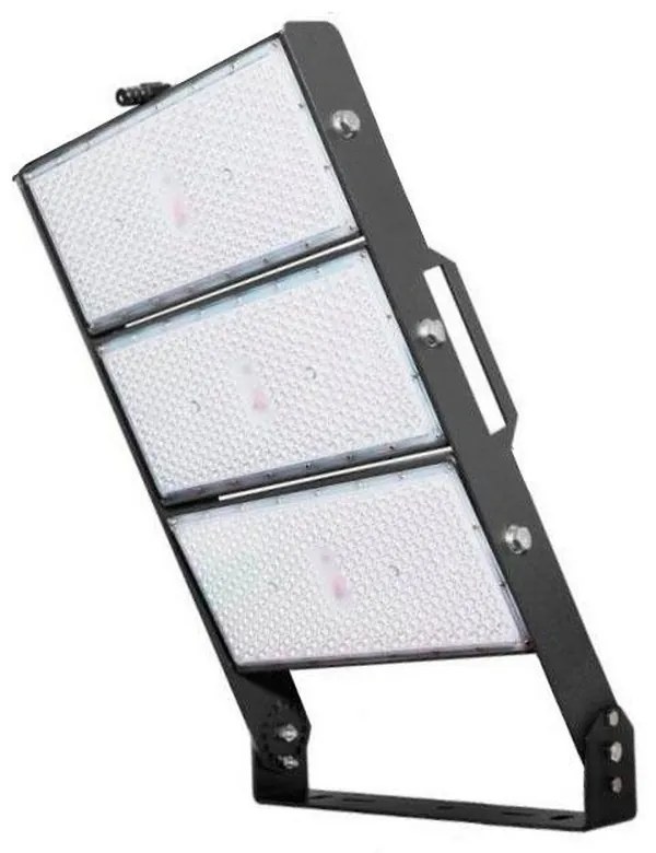 Faro proiettore Led 750W Nero da esterno IP65 Bianco freddo 6000K M LEDME