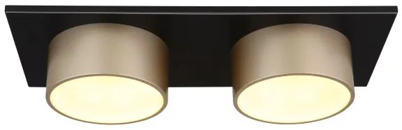 Globo 56964-2 - Plafoniera LED RAYMOND LED/24W/230V 3000K 46x20 cm ottone