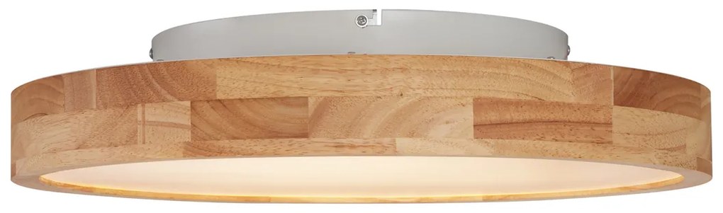 Plafoniera scandinava in legno 50 cm con LED dimmerabile - Pecker