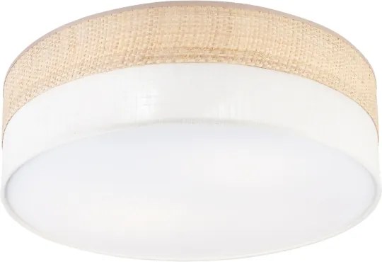 Plafoniera SIRJA BOHO 2xE27/15W/230V Ø 45 cm beige/crema