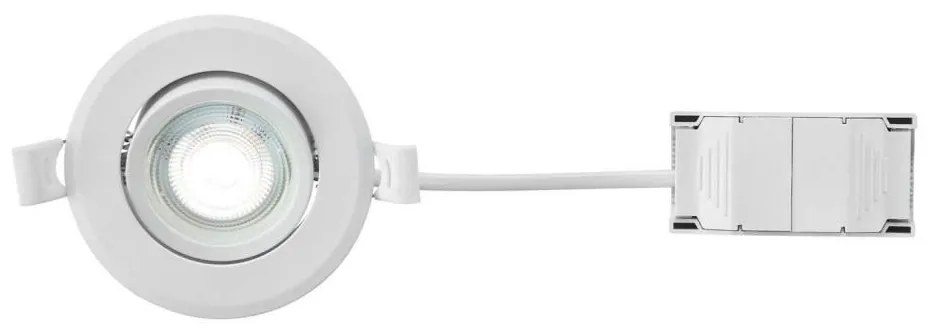 Markslöjd 108885 - Faretto LED dimmerabile da incasso per bagno PLUTO LED/4,9W/230V IP44 bianco
