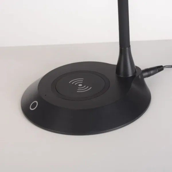 JUST LIGHT. 14414-18-LED Lampada da tavolo dimmerabile con ricarica PUCKI LED/4,5W/230V nera