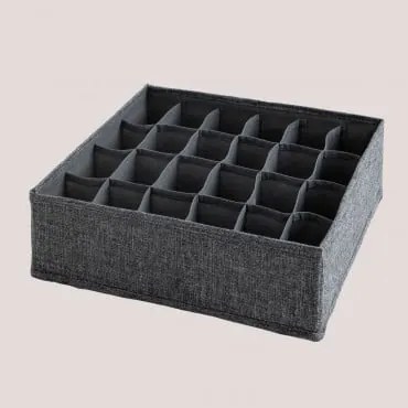 Organizer Per Tessuti (35x30 Cm) Guat Grigio Scuro - Sklum