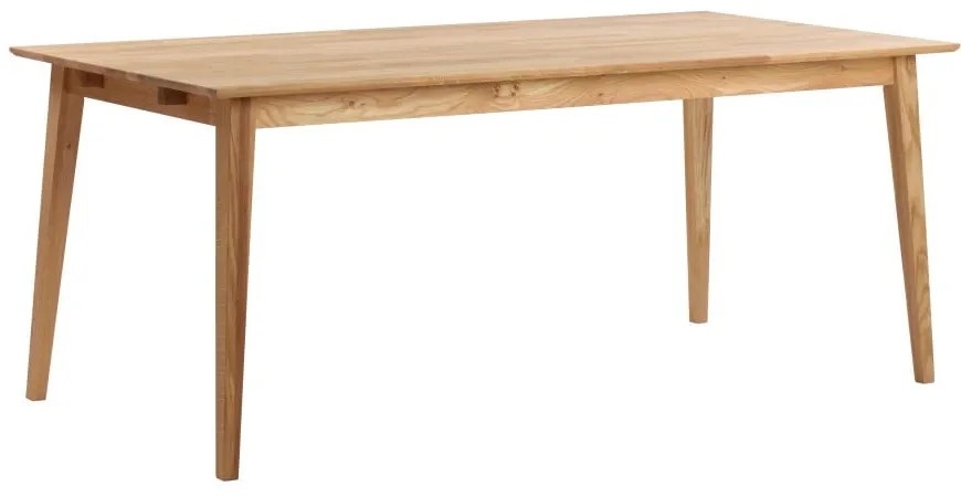 Tavolo da pranzo in rovere naturale , 180 x 90 cm Filippa - Rowico