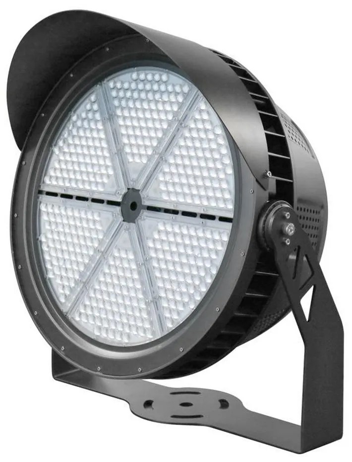 Faro proiettore Led 600W Nero da esterno IP65 Bianco neutro 4500K M LEDME