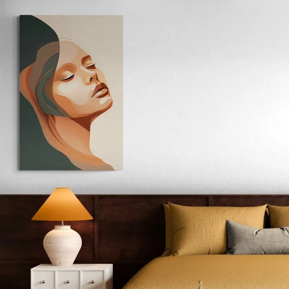 Quadro su tela – Bellezza femminile Peach Fuzz