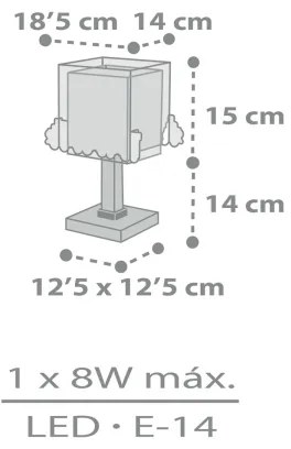 Dalber 63531N - Lampada da comodino LED per bambini TRAIN 1xG4/4W/230V, multicolore
