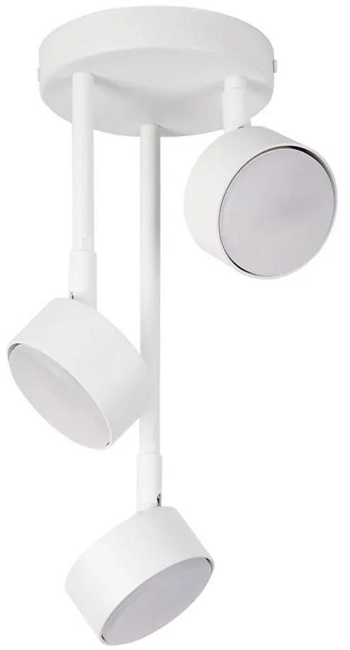 Lampadario a sospensione con supporto rigido NEMO 3xGX53/12W/230V bianco