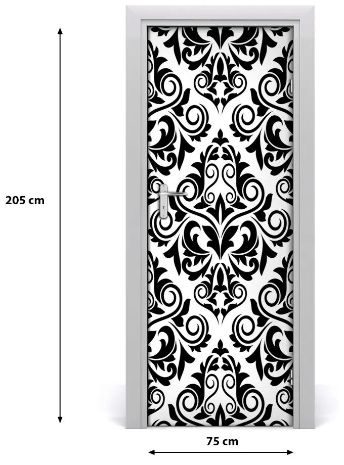 Adesivo per porta ornamenti domestici 75x205 cm