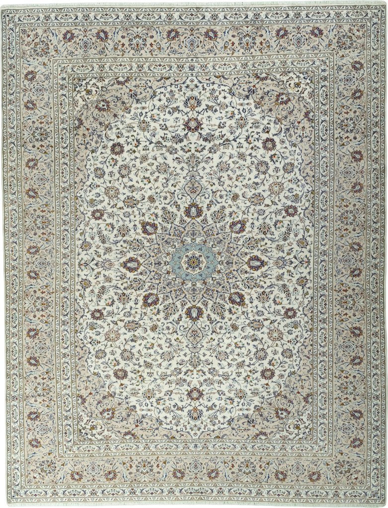 Kashan Tappeto persiano 300x390 Beige (Iran) Annodato A Mano
