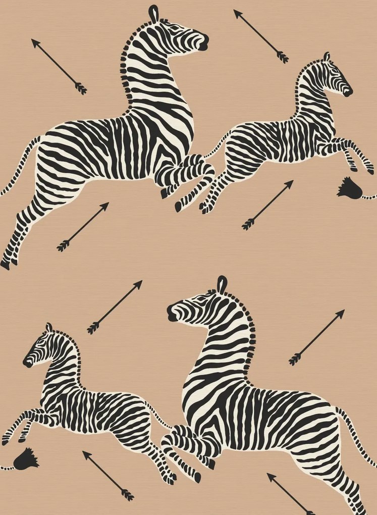 Jannelli & Volpi Carta da parati Zebras Grasscloth - 26007