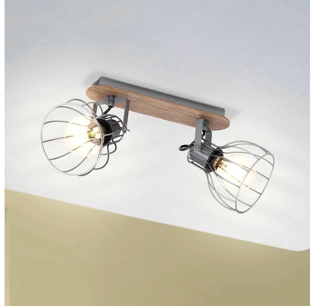 Eglo 98135 - Luce Spot SAMBATELLO 2xE27/40W/230V