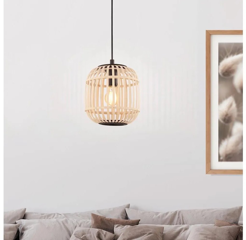 Eglo 43231 - Lampadario a sospensione con filo BORDESLEY 1xE27/28W/230V diam. 210mm