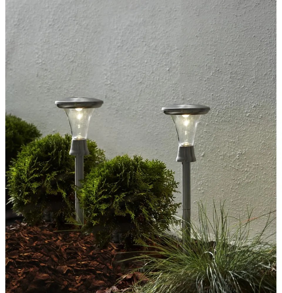 Set di 2 luci LED solari da esterno, altezza 47 cm Turin - Star Trading