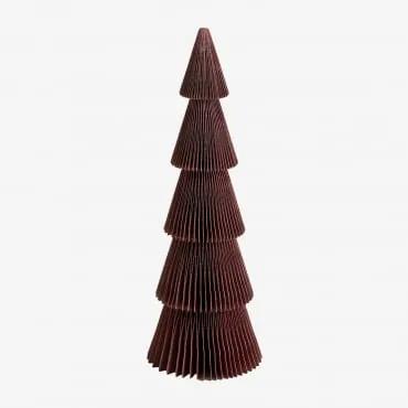 Pack da 3 alberi di Natale in carta Jesper Cedro rosso & ↑29,5 cm - Sklum