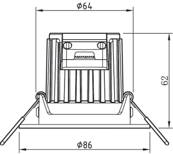 Philips - SET 3x LED Lampada da bagno dimmerabile ABROS LED/9W/230V IP44