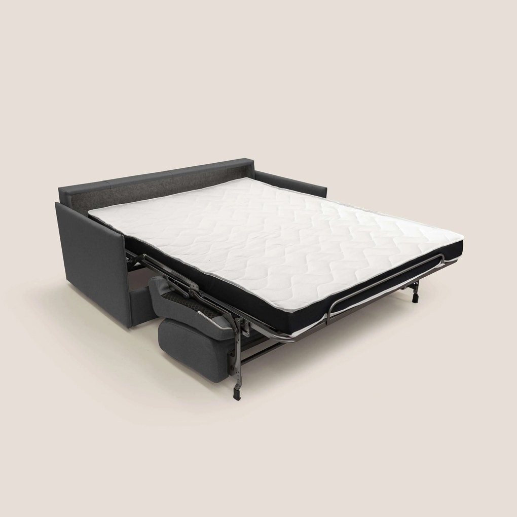 Evans Divano letto matrimoniale in tessuto impermeabile T13 antracite