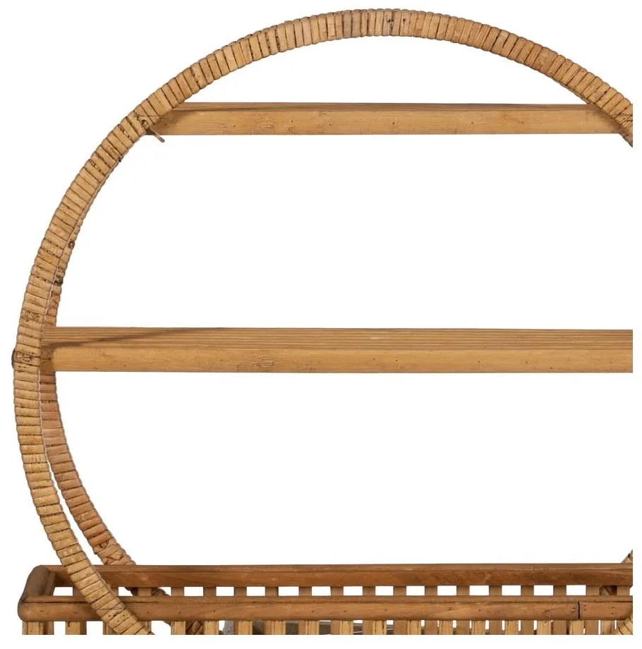 Mensola in rattan colore naturale 45,5 cm - Ixia