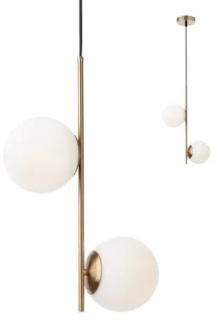 Redo 01-2625 - Lampadario a sospensione con filo NIVA 2xE14/28W/230V