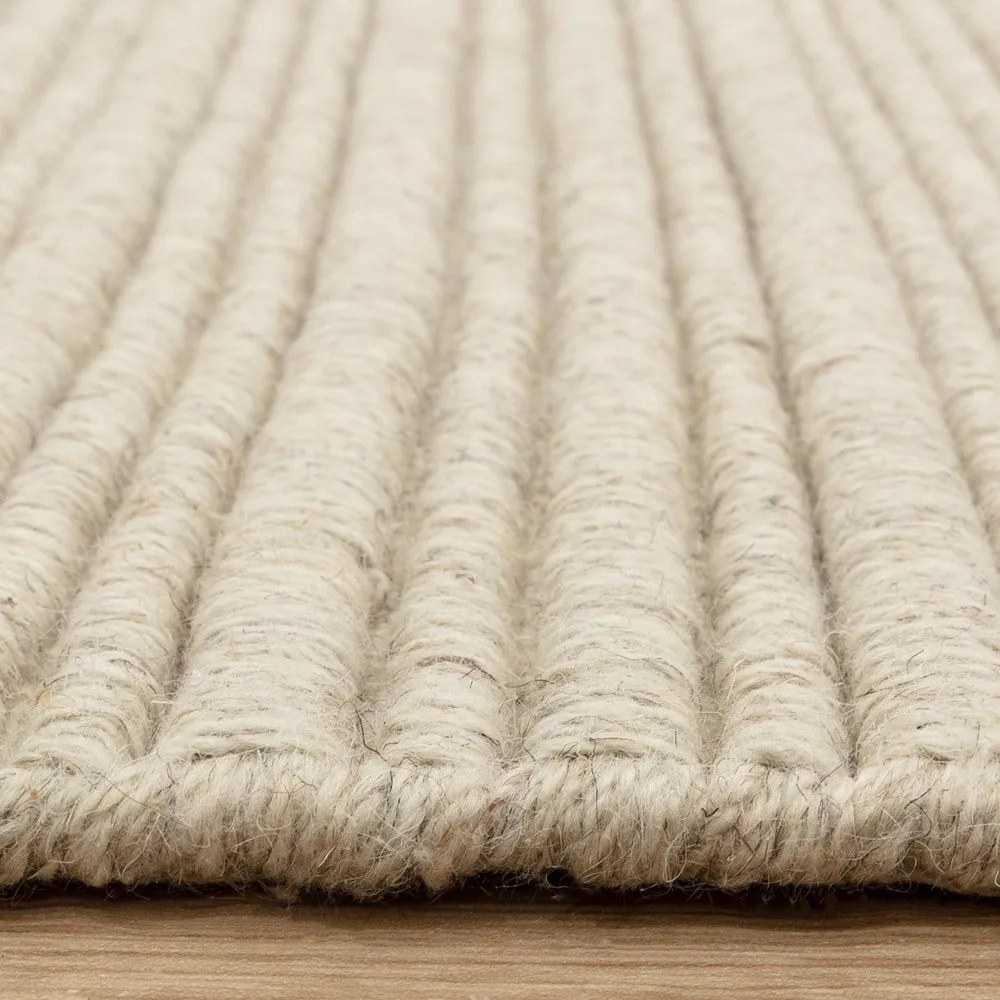 Tappeto avorio in misto lana tessuto a mano 160x230 cm Ravine – Asiatic Carpets