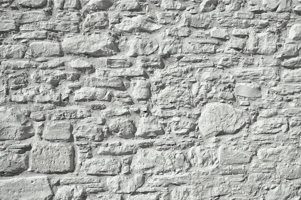 Carta da parati – Muro di pietra grigia