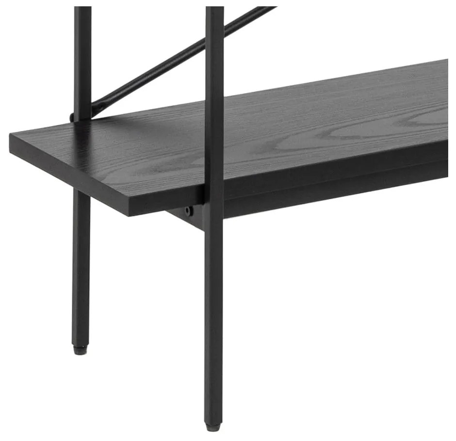 Libreria nera 172x188x27 cm Angus – Actona