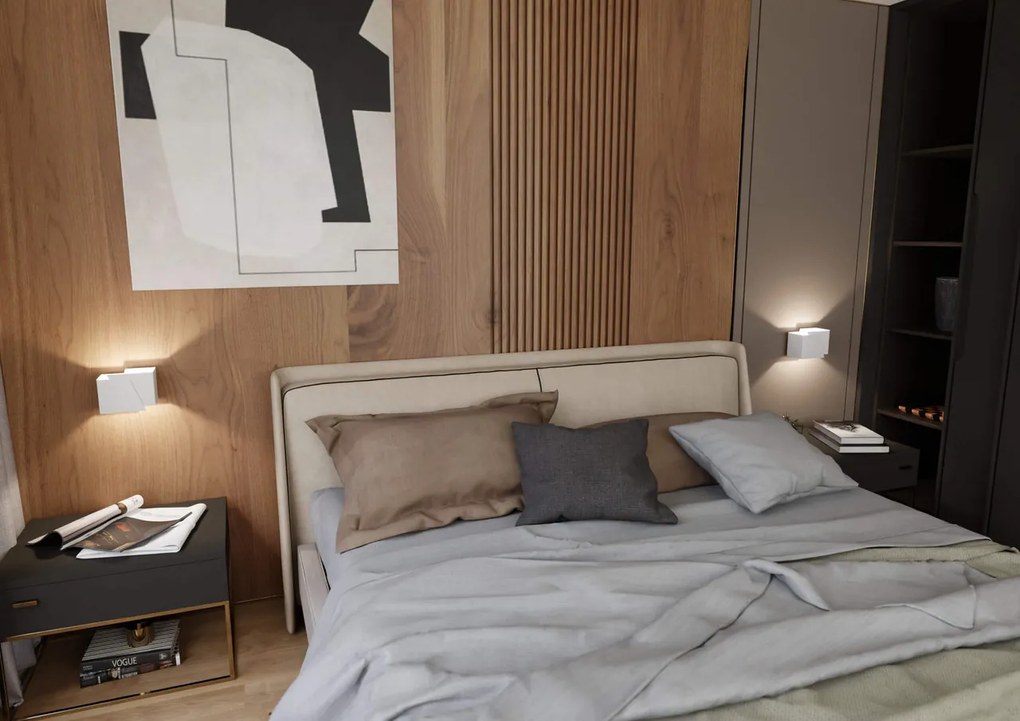 Applique FROST da parete Bianco o Nero