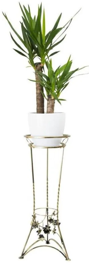 Portafiori 72x28 cm oro