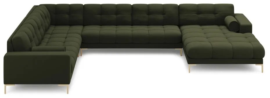 Divano angolare verde (angolo sinistro) Bali - Cosmopolitan Design