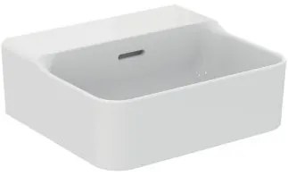 Ideal Standard Conca Lavamani sospeso o Appoggio 40x35 con troppopieno e Senza Foro rubinetteria Bianco