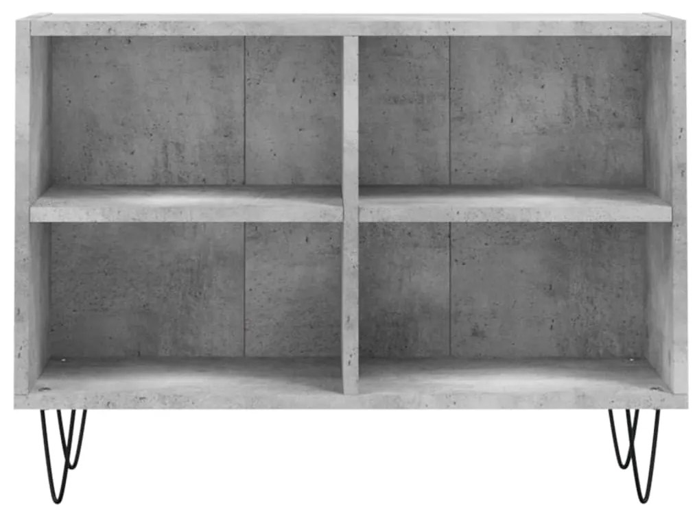 Mobile porta tv grigio cemento 69,5x30x50 cm legno multistrato