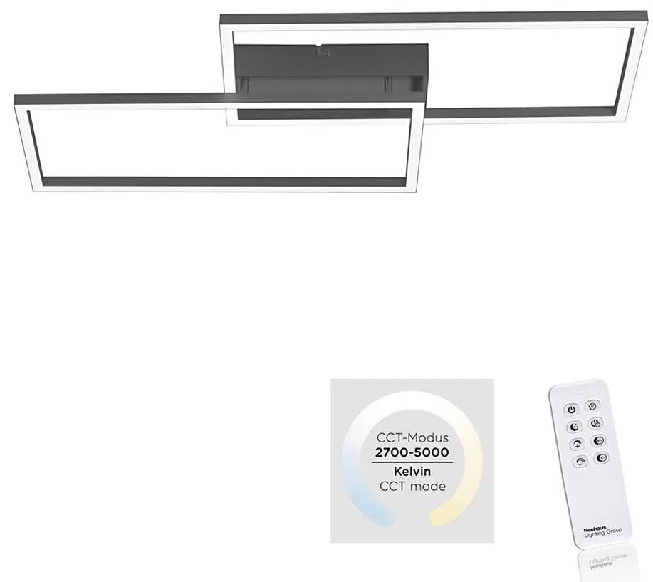 Leuchten Direkt 14140-18 - Lampada LED dimmerabile IVEN 2xLED/13,5W/230V + T