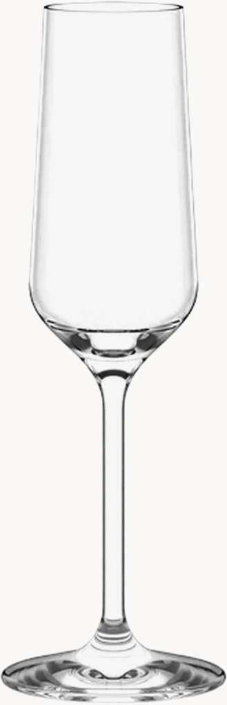 Set di 6 flute da champagne in cristallo Revolution